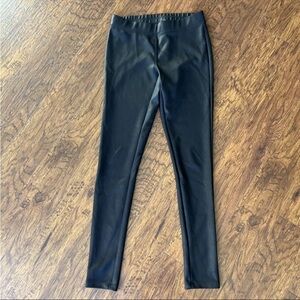 Express shimmer leggings size small black